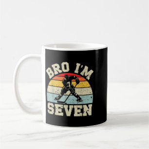 7th Birthday Ice Hockey Boy 7 Year Old Hockey Coffee Mug