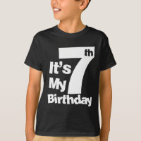 7th Birthday Its My 7 Birthday Gift