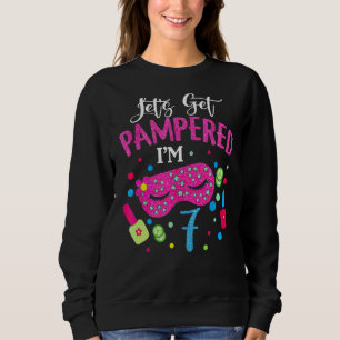 7th Birthday Outfit For Girls 2015 Spa Themed Birt Sweatshirt