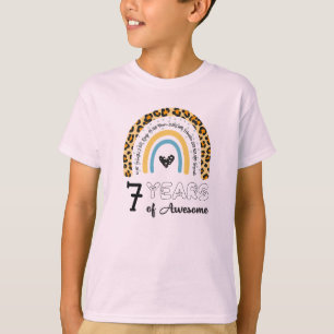 7th Birthday T-Shirt 7 Years Of Awesome
