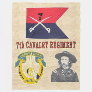 7th CAVALRY Fleece Blanket