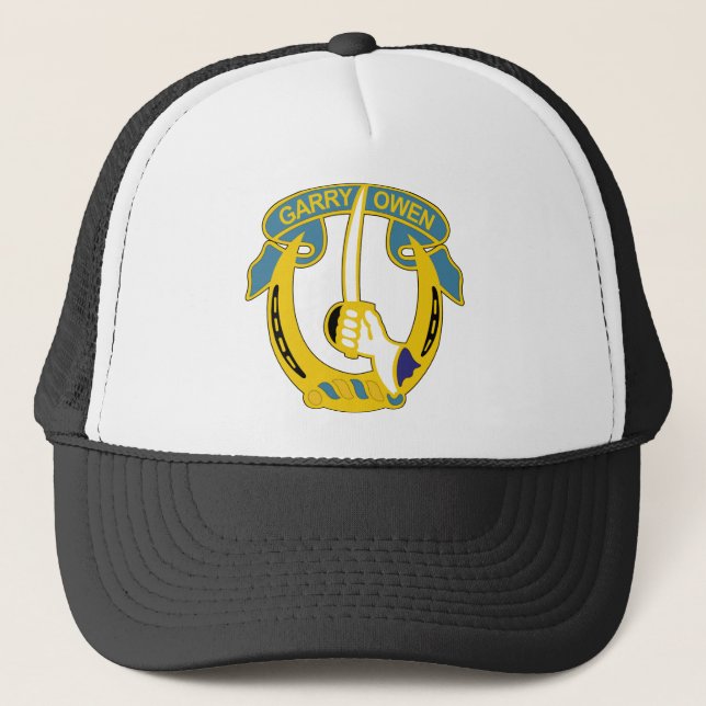 7th Cavalry Regiment - Garry Owen Trucker Hat (Front)