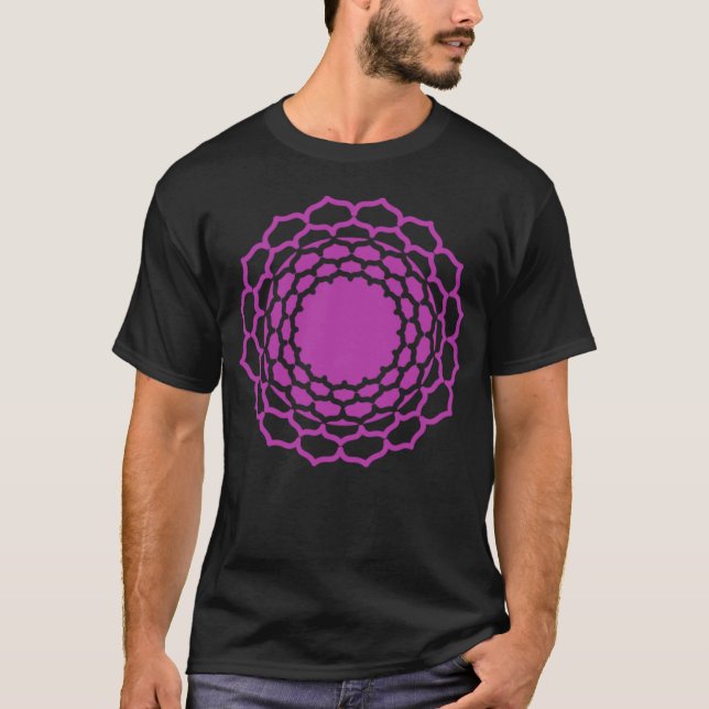 7th Chakra Sahaswara Crown Source of Enlightenment T-Shirt (Front)