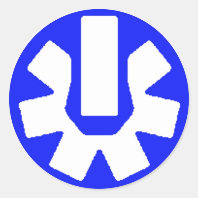 7th Column Classic Round Sticker (Front)