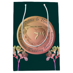 7th Copper Fresia Gift Bag