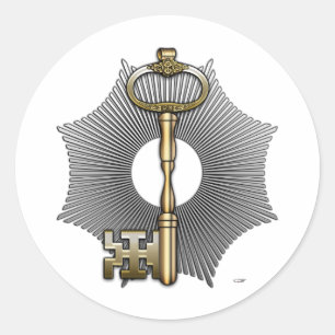 7th Degree: Provost and Judge Classic Round Sticker