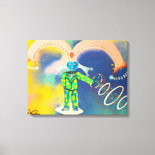 7th Dimensional Gatekeeper Guardian Canvas Print