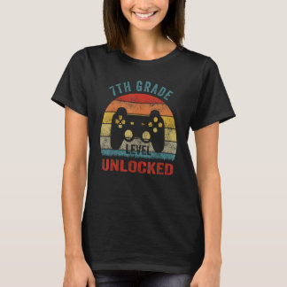 7th Grade Back To School Kids Level 7th Grade Unlo T-Shirt