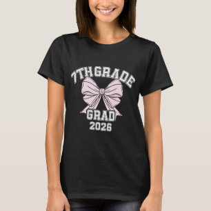 7th Grade Bow 2026 Seventh Grade Graduation _1 T-Shirt