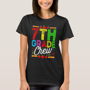 7th Grade Crew First Day Cute Back To School T-Shirt