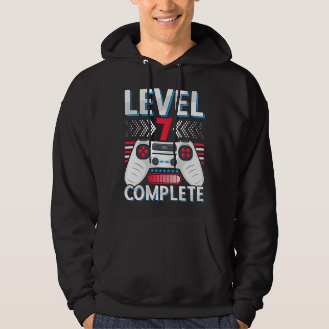 7th Grade Graduation Middle School Graduate Level  Hoodie (Front)