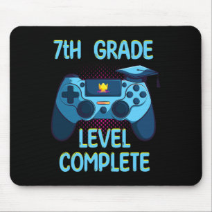 7th Grade Level Complete Last Day Of School Funny Mouse Mat