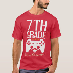 7th Grade Level Complete Video Birthday Gift T-Shirt