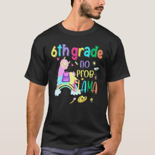 7th Grade No Prob Llama Girls Seventh Grade Teache T-Shirt