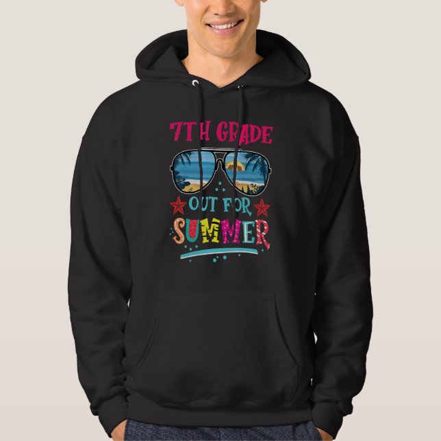 7th Grade Out For Summer Happy Last Day Of School  Hoodie (Front)