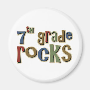 7th Grade Rocks Seventh Magnet