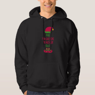 7th Grade Teacher Elf Family Matching Christmas Wo Hoodie
