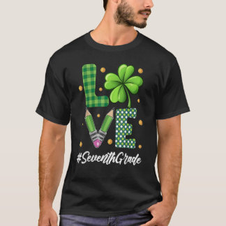 7th Grade Teacher St Patricks Day Outfit Men Women T-Shirt
