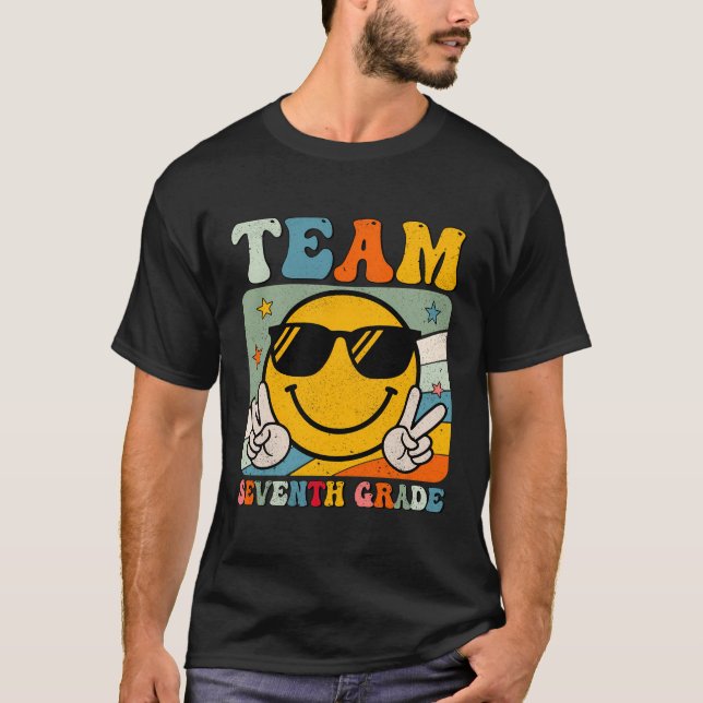7Th Grade Team Seventh Grade Teacher Student Back  T-Shirt (Front)