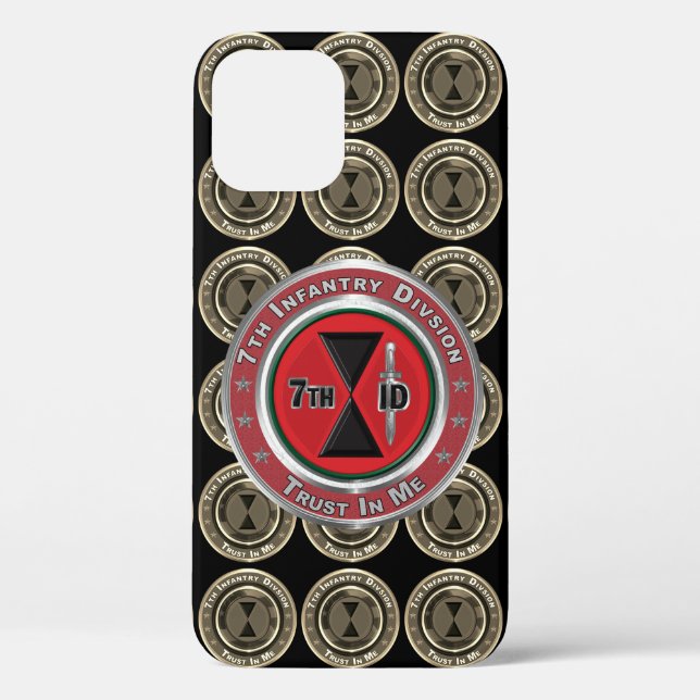 7th Infantry Division “Bayonet Division”  Case-Mate iPhone Case (Back)