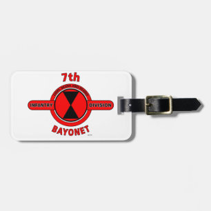 7TH INFANTRY DIVISION "BAYONET DIVISION" LUGGAGE TAG