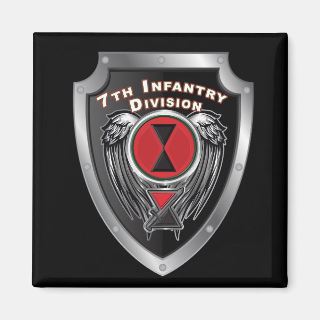 7th Infantry Division “Bayonet Division” Magnet (Front)