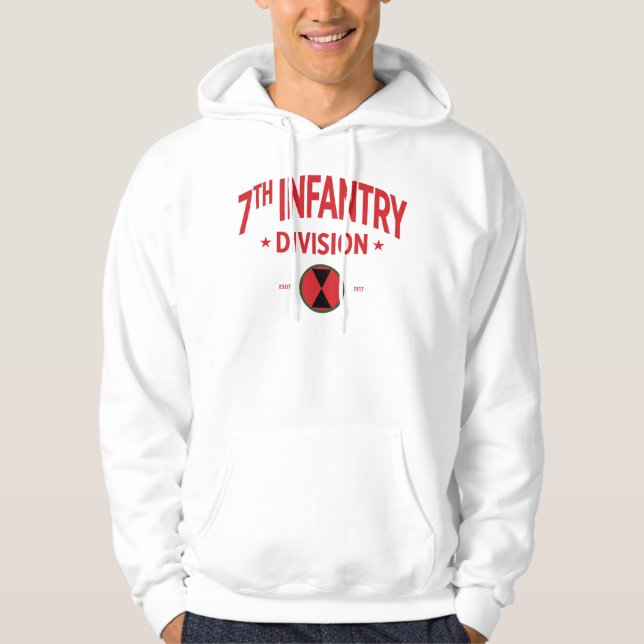 7th Infantry Division "Hourglass Division" Hoodie (Front)