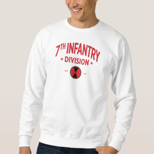 7th Infantry Division "Hourglass Division" Sweatshirt (Front)