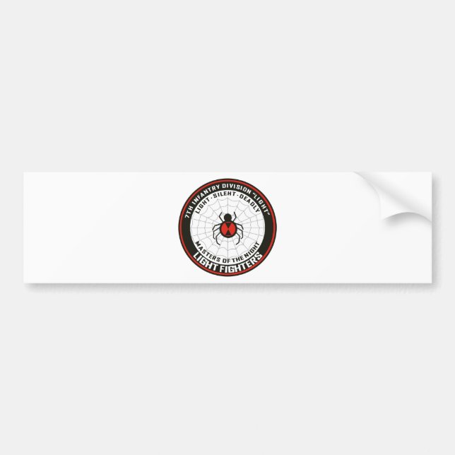 7th Infantry Division (Light) Bumper Sticker (Front)