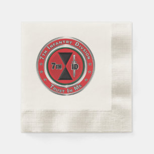 7th Infantry Division Napkin