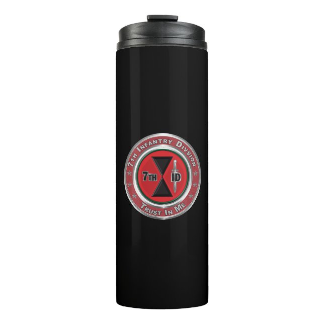 7th Infantry Division  Thermal Tumbler (Front)