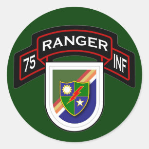 7th Infantry Regiment - Rangers Classic Round Sticker