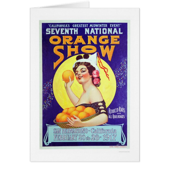 7th National Orange Show 1917 (Front)