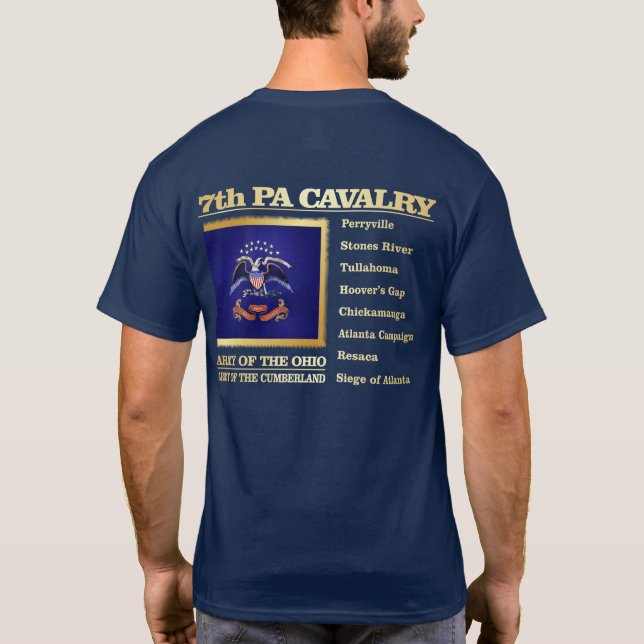 7th PA Cavalry (BH) T-Shirt (Back)