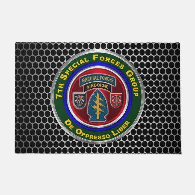 7th Special Forces Group Airborne Doormat (Front)