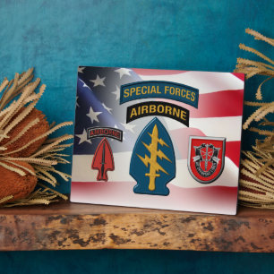 7th  Special Forces Group (AIRBORNE)   Plaque