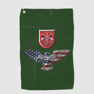 7th Special Forces Group (Airborne) Veteran Golf Towel