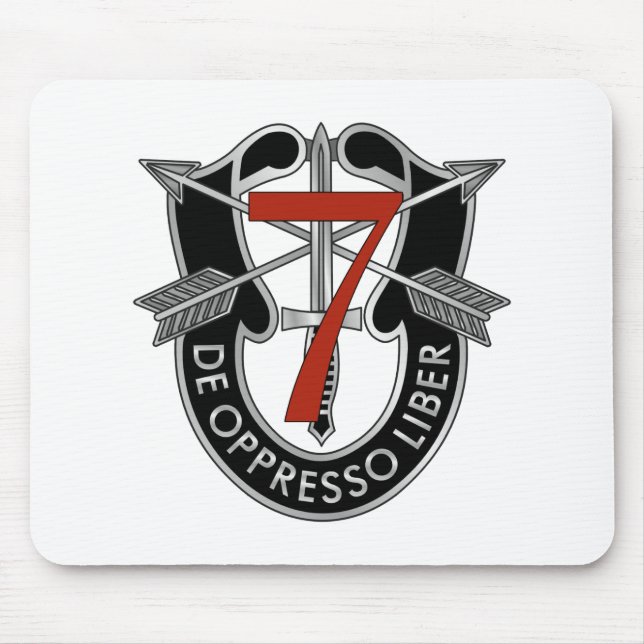 7th Special Forces Group Crest Mouse Mat (Front)