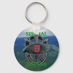 7th special forces group green berets son Keychain