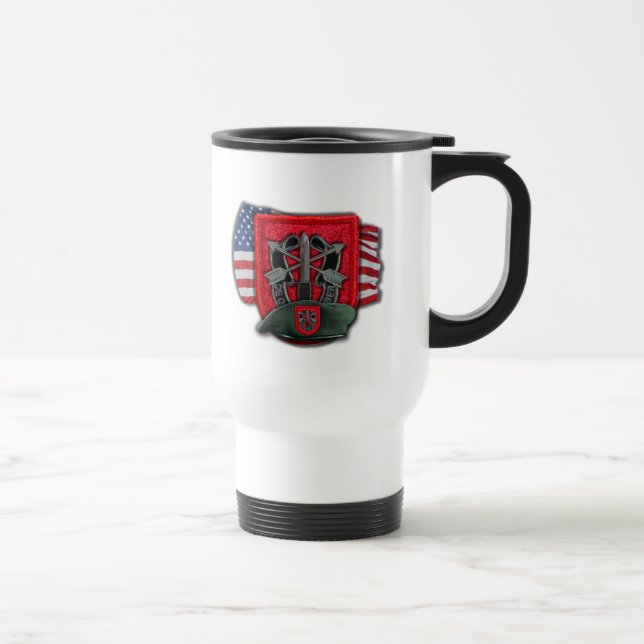 7th Special forces group iraq flash son vets Mug (Right)