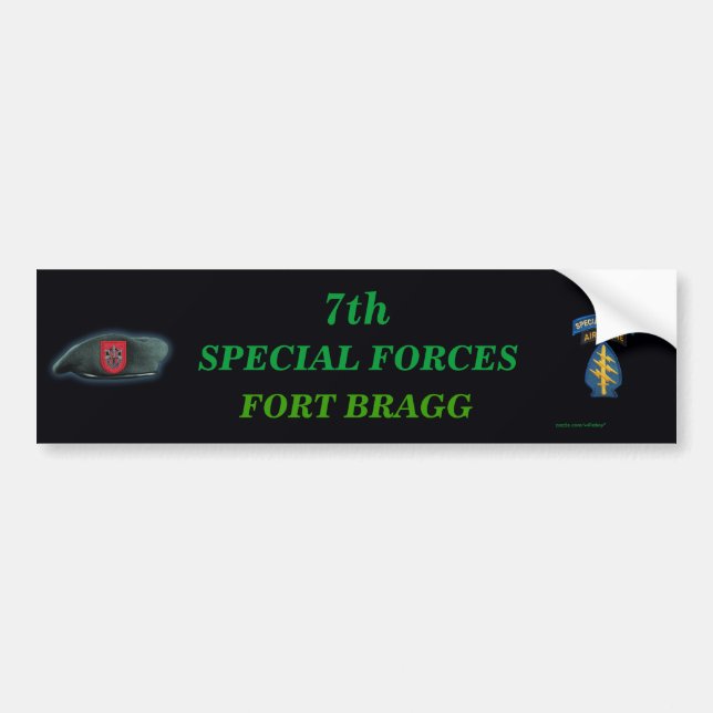 7th special forces group iraq son Bumper Sticker (Front)