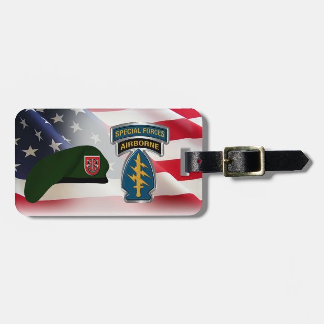 7th Special Forces Group   Luggage Tag (Front Horizontal)