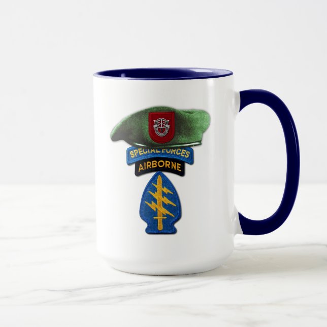 7th special forces group SFG SF vets war veterans Mug (Right)