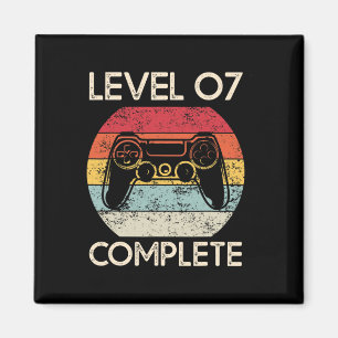 7th Wedding Anniversary Couples Husbynd Gamer Funn Magnet