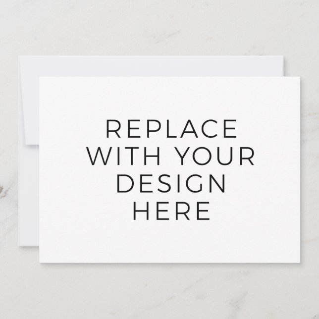 7x5" Card with Back Design Printing (Front)