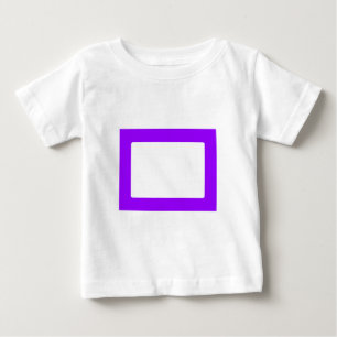 7X5 Card with Round Inside Conors Transp Purple Baby T-Shirt