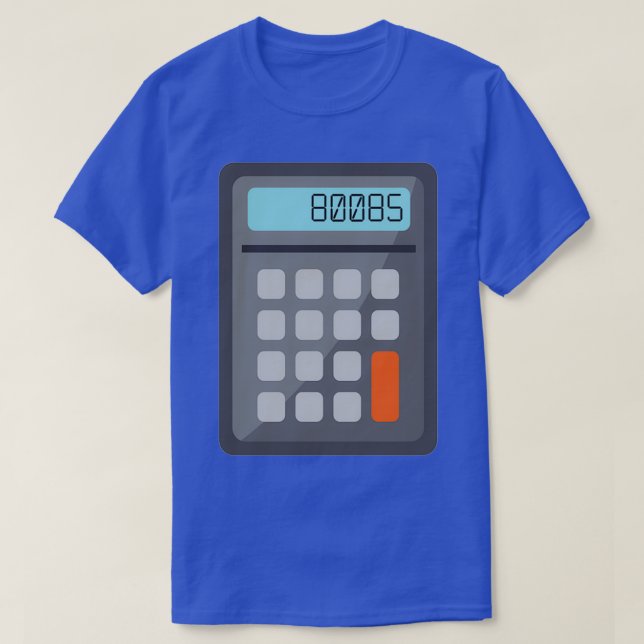 80085 Calculator T-Shirt (Design Front)
