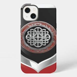 [800] Sacred Celtic Silver Knot Cross iPhone 13 Case