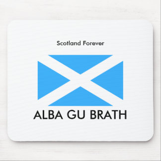 800px-Flag_of_Scotland_%28traditional%29, ALBA ... Mouse Mat