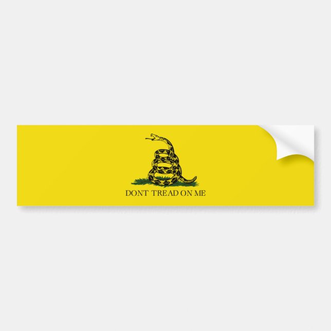 800px-Gadsden_flag_svg Bumper Sticker (Front)